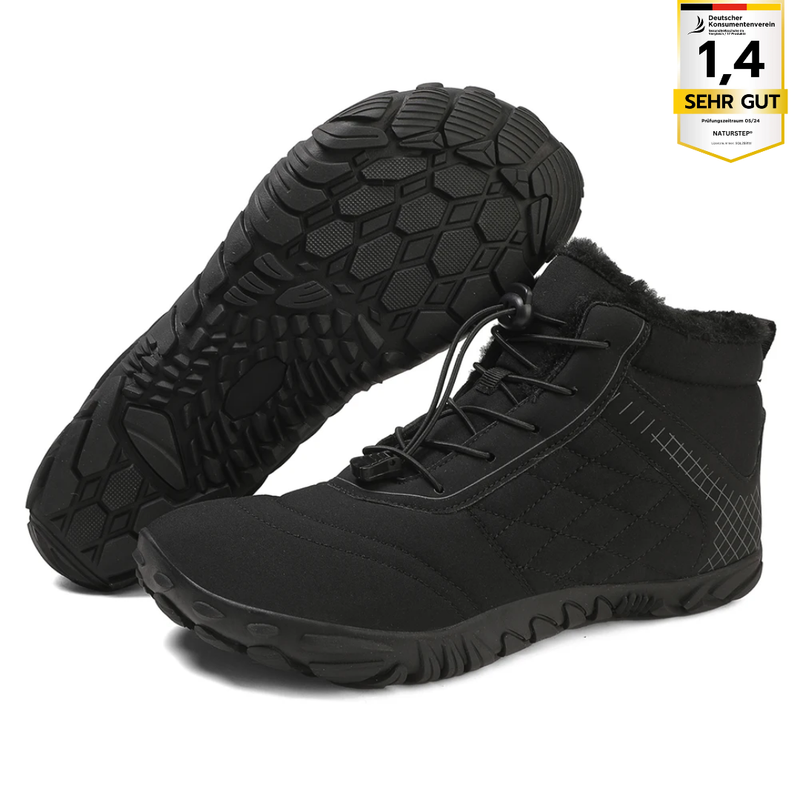 Isolierender Winter-Barfußschuh mit rutschfester Sohle - FrostFit