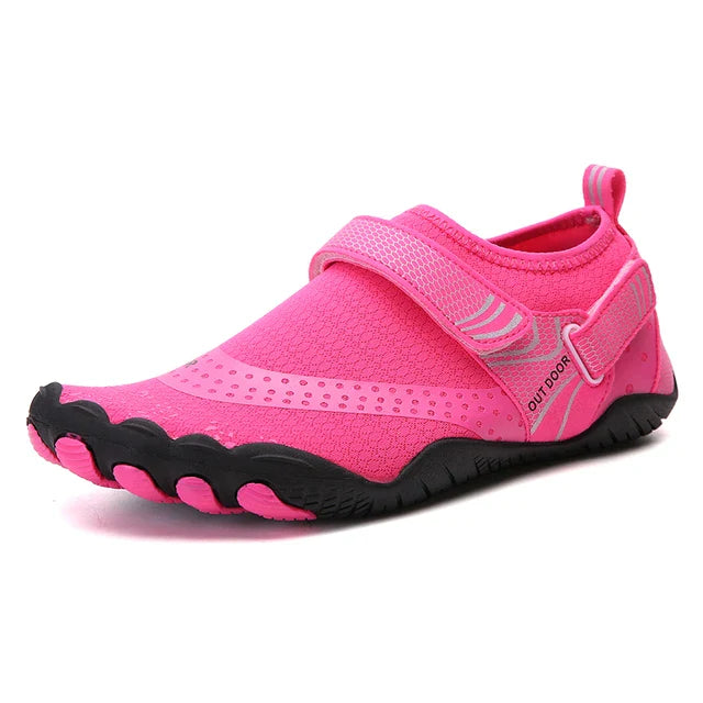 Ergonomischer Barfußschuh mit Klettverschluss - EcoStep ComfortWalk