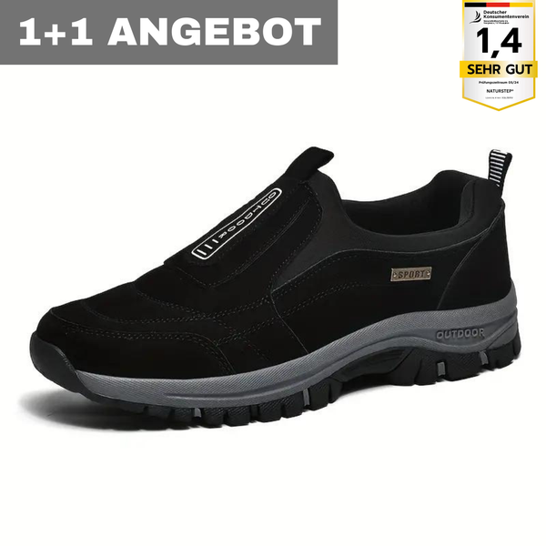 Ergonomischer Schuh zur Schmerzlinderung - OrthoMotion Unisex Black-Friday 1+1 Aktion