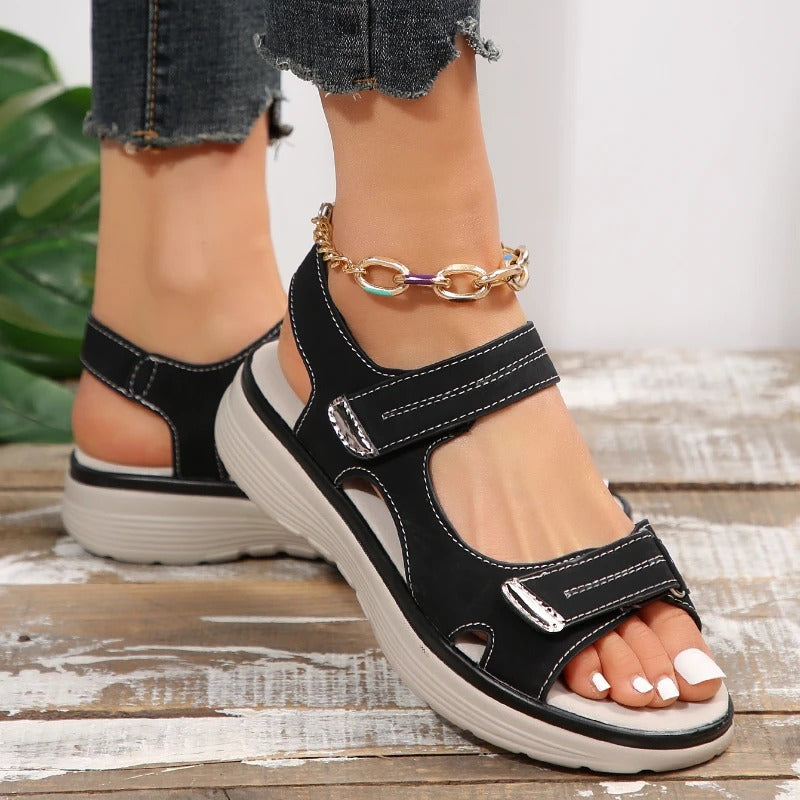 Orthopädische Damensandalen für Schmerzlinderung - ErgoLiva